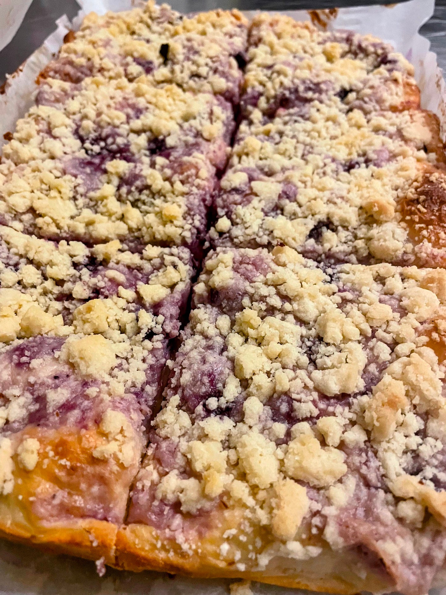 Sourdough Cake - Blueberry & Cream Cheese