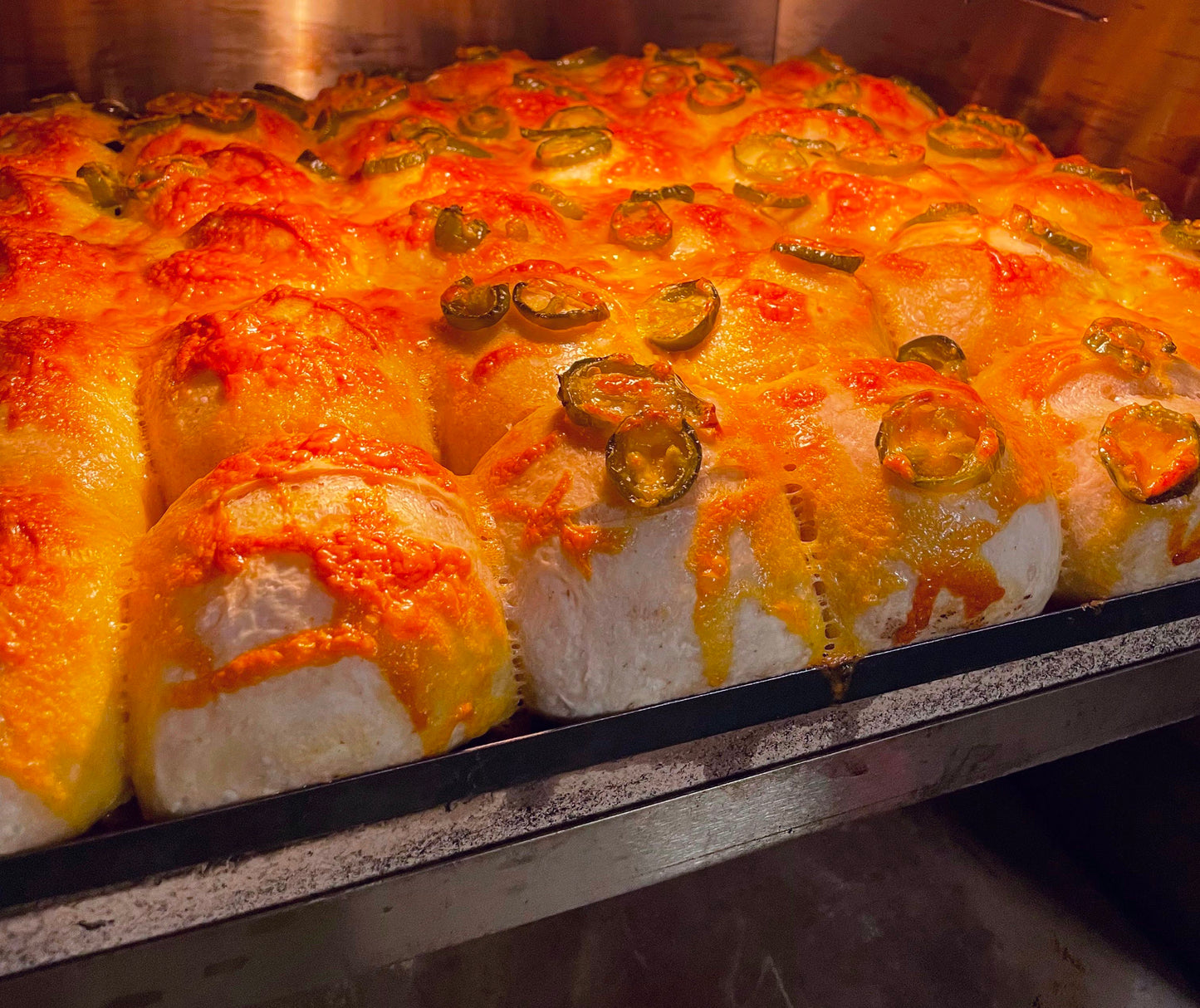 Cheese Jalapeño Brötchen