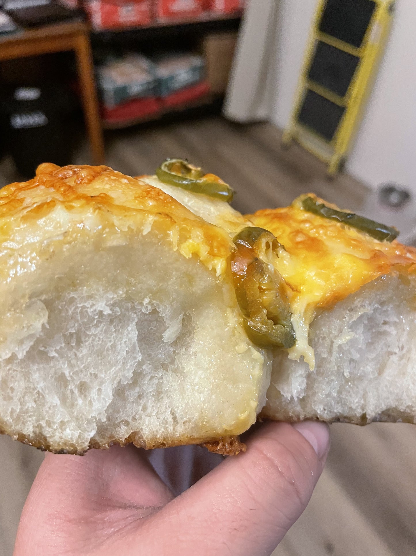 Cheese Jalapeño Brötchen