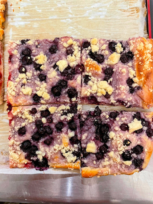 Sourdough Cake - Blueberry & Cream Cheese