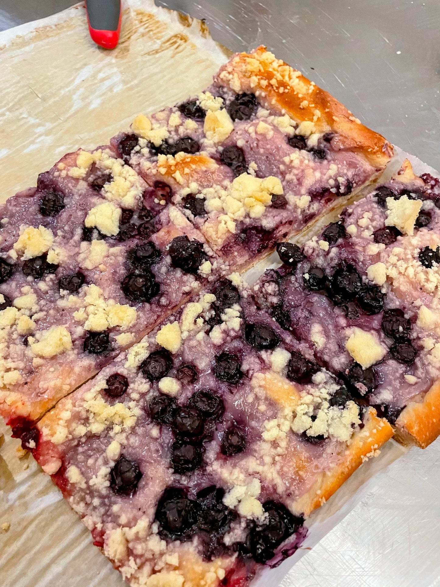 Sourdough Cake - Blueberry & Cream Cheese